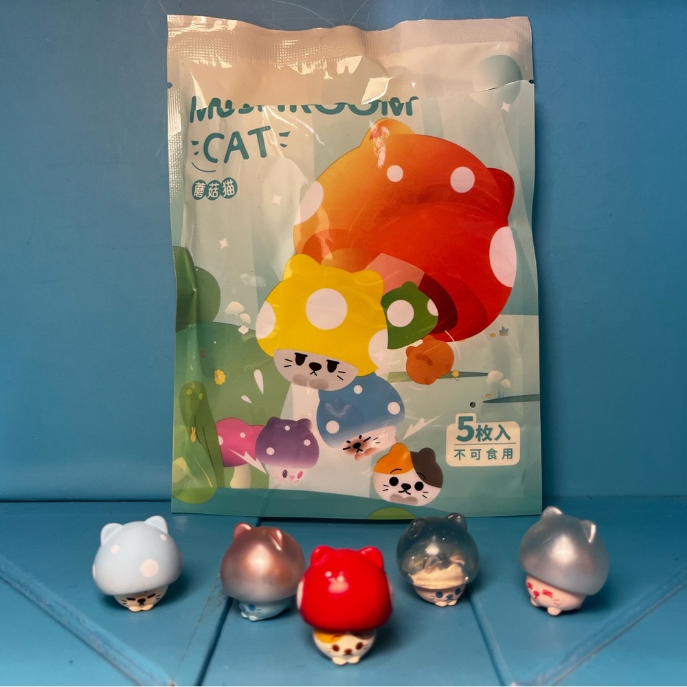 Choco Teddy - Mushroom Cat - Lot of 5